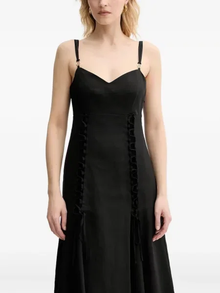 Rochie maxi Twinset de costum negru
