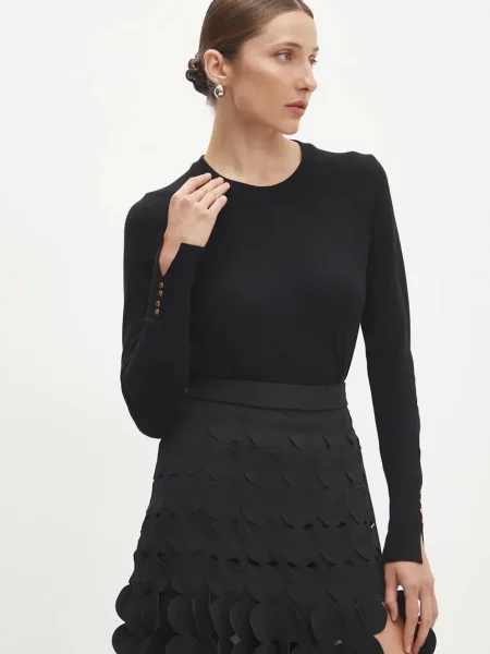 Answear Lab sweter lekki czarny