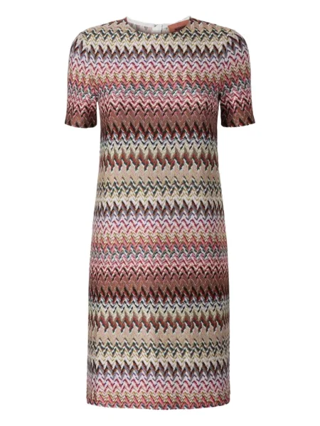 Rochie mini Missoni scurtă de costum roz