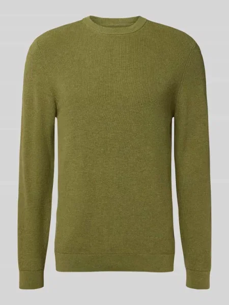 Sweter z dzianiny z prążkowanymi wykończeniami Mcneal