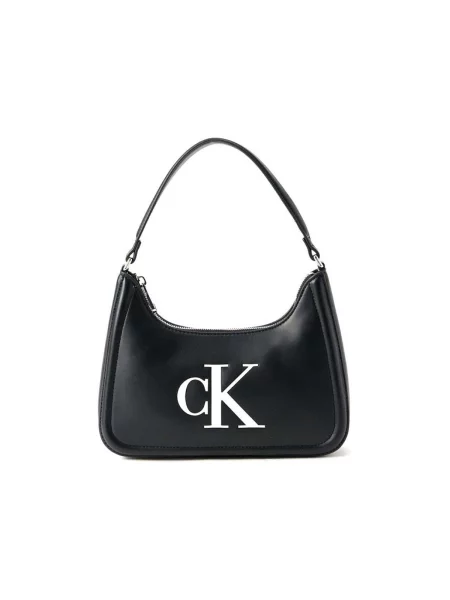 Táska Calvin Klein Bold Ck Small Shoulder Bag fekete