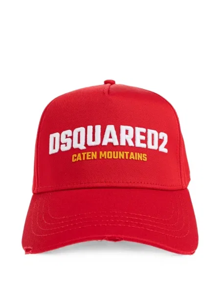 Șapcă Dsquared2 cu broderie roșu
