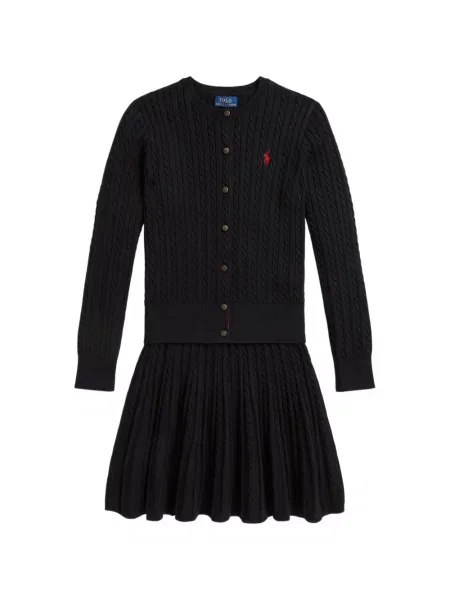 Gyerek szoknya Polo Ralph Lauren fekete