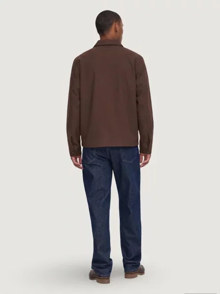 Kurtka Mężczyzna ONLY & SONS Onswill Reg Zip Overshirt Frml Noos brązowa