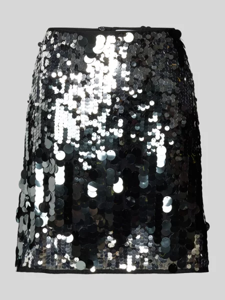 Spódnica mini z cekinowym obszyciem model ‘TANA’ Selected Femme