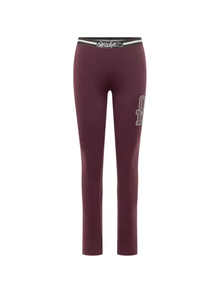 Leggings Off-white cu imagine alb
