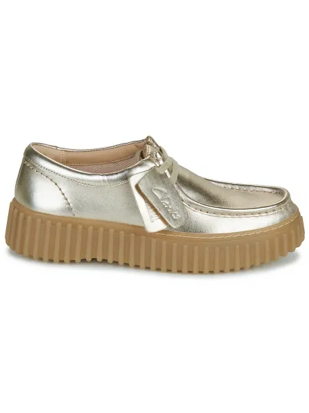 Pantofi Clarks auriu