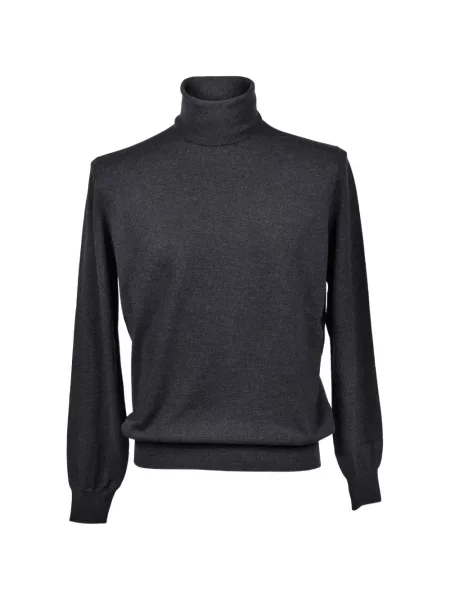 Pulover Brunello Cucinelli tricotate gri