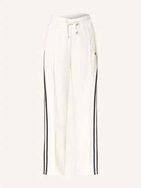 Adidas Originals Spodnie Dresowe Terry Towel Firebird Z Frotte weiss czarne