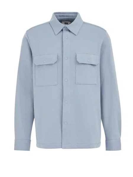 WE Fashion Přechodná bunda světlemodrá