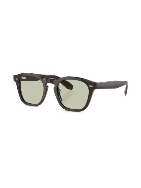 Saulės akiniai Oliver Peoples ruda