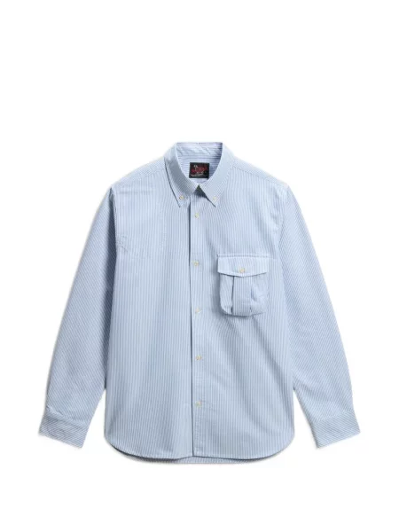 Lung cămașă Woolrich albastru