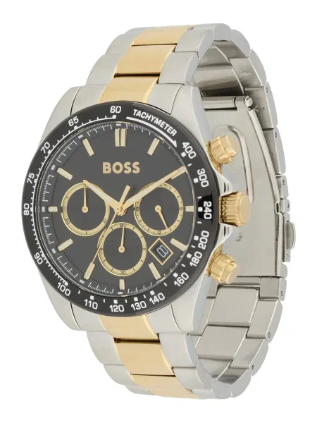 BOSS Ceas analogic Hero / argintiu auriu