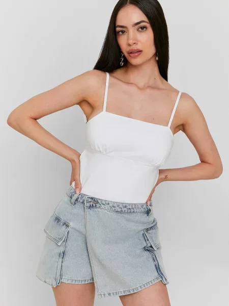 Джинсова спідниця Tally Weijl блакитна