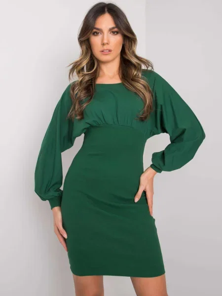 Rochie Rue Paris de costum verde