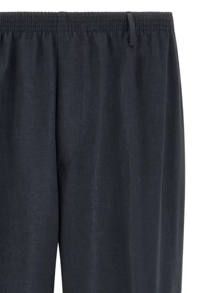 Plisované kalhoty Cellar Door šedé