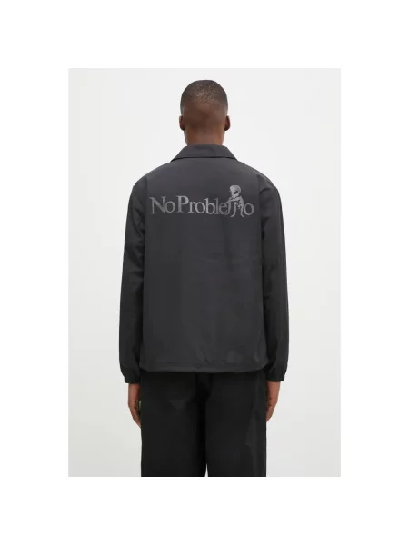 No Problemo kurtka No Problemo Coach Jacket przejściowa czarny