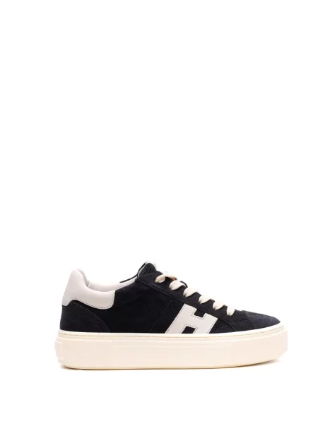Sneakerși Hogan cu platformă albastru