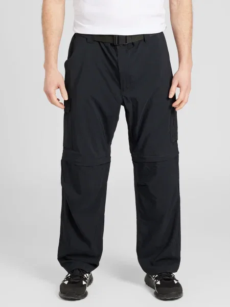 COLUMBIA Pantaloni outdoor negru alb