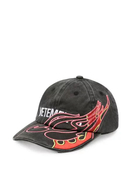 Șapcă Vetements cu autograf negru