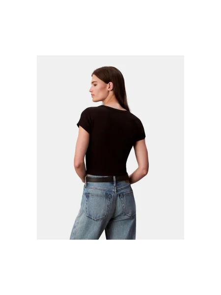 Denim ruha Calvin Klein Jeans fekete