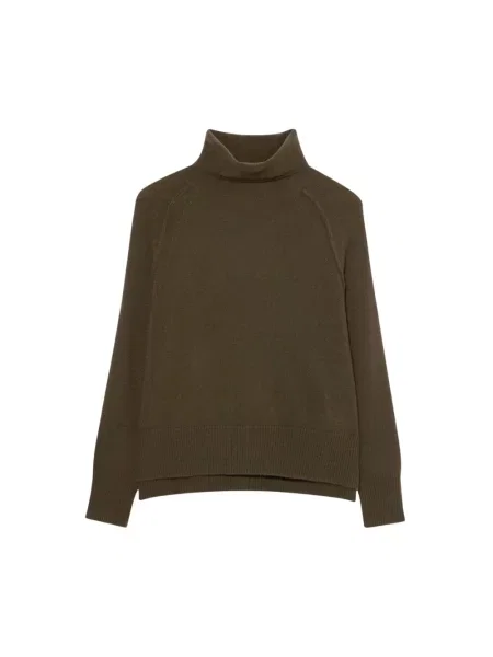 Sweter z golfem Brooks Brothers z kaszmiru do golfa zielony