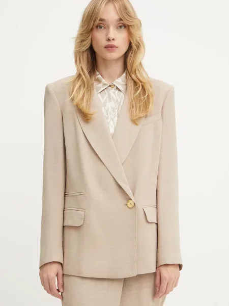 Сако Marciano Guess ARIANA с двуредно закопчаване с изчистен дизайн бежово