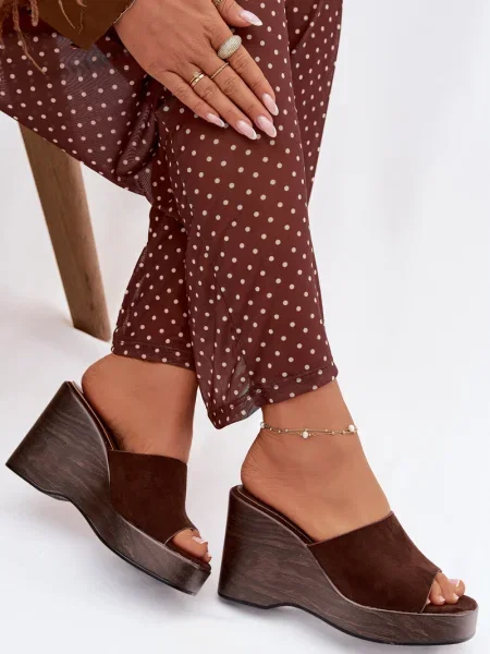 Sandály Boto na platformě bílé