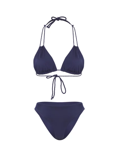 Trendyol Costum de baie două piese indigo