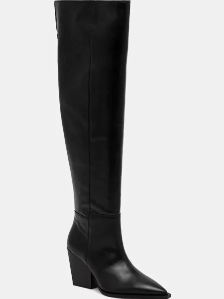 Cizme peste genunchi Allsaints negru