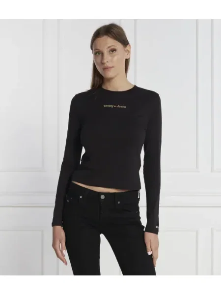 Tommy Jeans Bluză negru