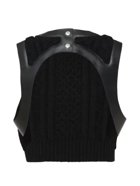 Top Noir Kei Ninomiya tricotate negru
