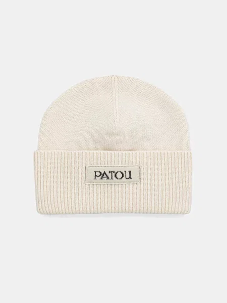 Patou czapka wełniana beżowy