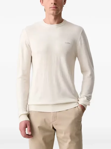 Tricou Guess cu broderie cu decolteu rotund