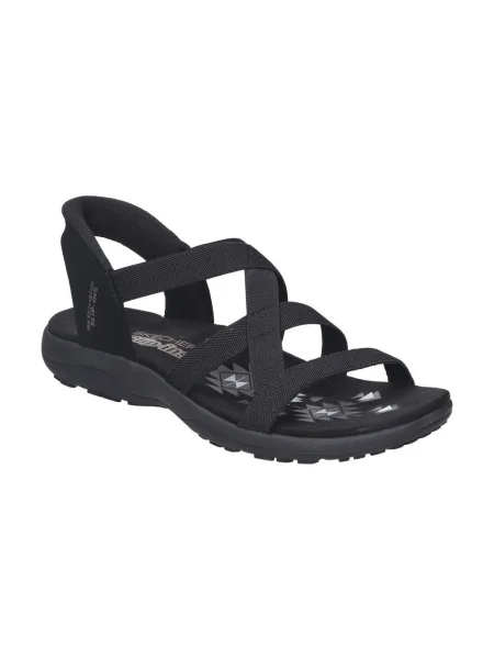 Stretch félcipő Skechers fekete