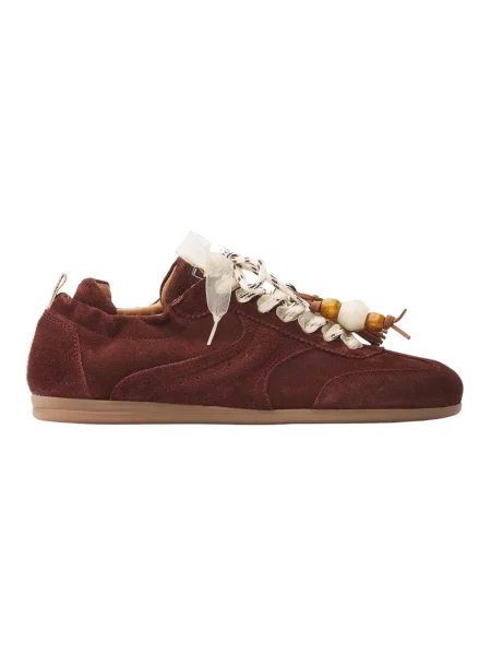 Sneakersy Via Vai skórzane czerwone