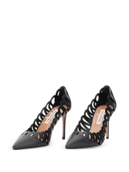 Pantofi cu toc Aquazzura din piele negru