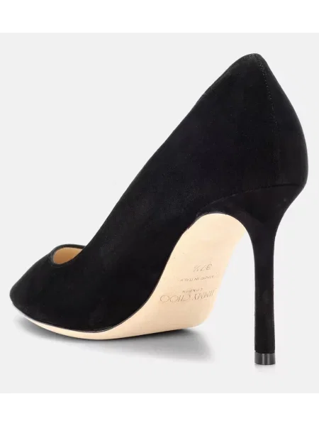 Pantofi cu toc Jimmy Choo din piele de căprioară negru