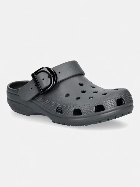 Crocs klapki Classic Buckle Clog szare