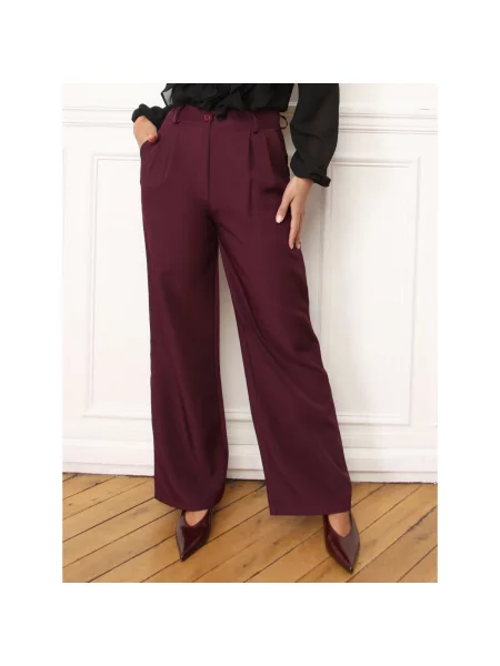 Hlače La Modeuse bordo