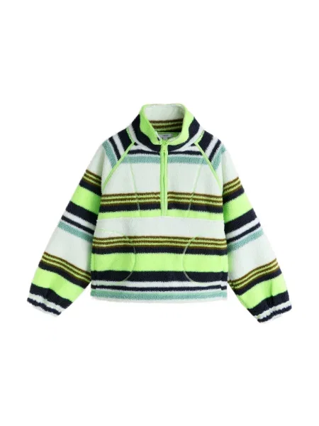 Next Pulover ciocolatiu / verde jad / verde măr negru