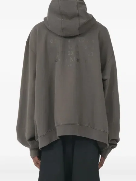 Geacă Maison Margiela cu glugă gri
