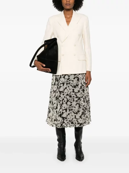 Bluza Polo Ralph Lauren z nadrukiem w kratkę dwurzędowa niebieska