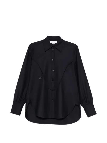 Top Victoria Beckham albastru