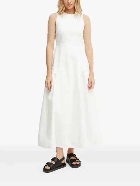 Rochie fără mâneci Ivy Oak fără mâneci de costum alb