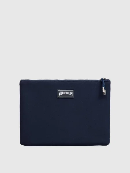 Косметичка з нашивкою логотипа Vilebrequin синя