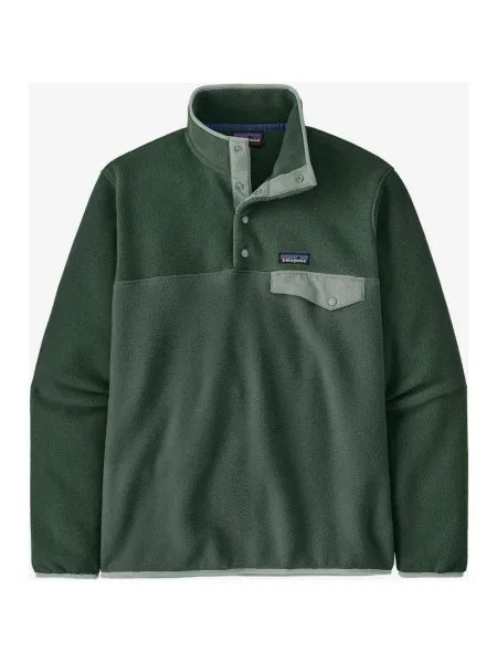 Polar Patagonia Lightweight Synchilla Snap-T ciemny XS zielony