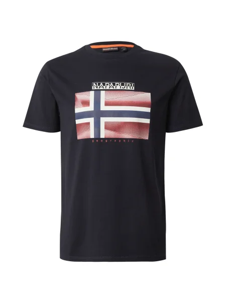 Napapijri Tricou S-Lari negru