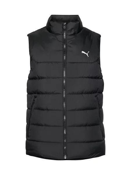 PUMA Vestă sport Essentials negru alb
