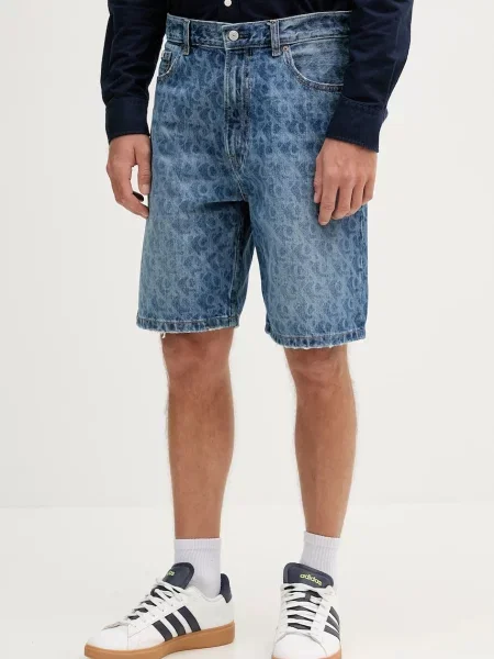 Jeans kratke hlače Calvin Klein Jeans modra